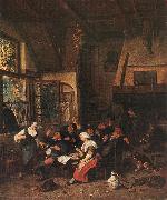 DUSART, Cornelis Tavern Scene sdf Norge oil painting reproduction
